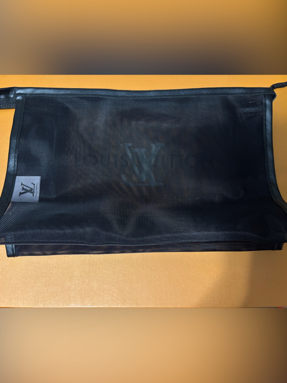 Louis Vuitton Black Mesh Pouch - Picture 2 of 2